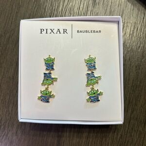 Disney bauble bar Toy Story alien earrings